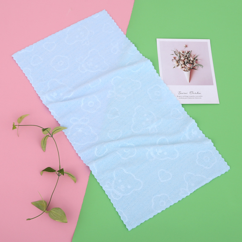 Kain Lap 30x60 cm Lembut Microfiber Serbaguna Face Wash Baby Towel Polos Wajah Piring Anti Minyak Micro Fiber 30 x 60 Dapur Piring Meja Penyerap Serap Air Handuk