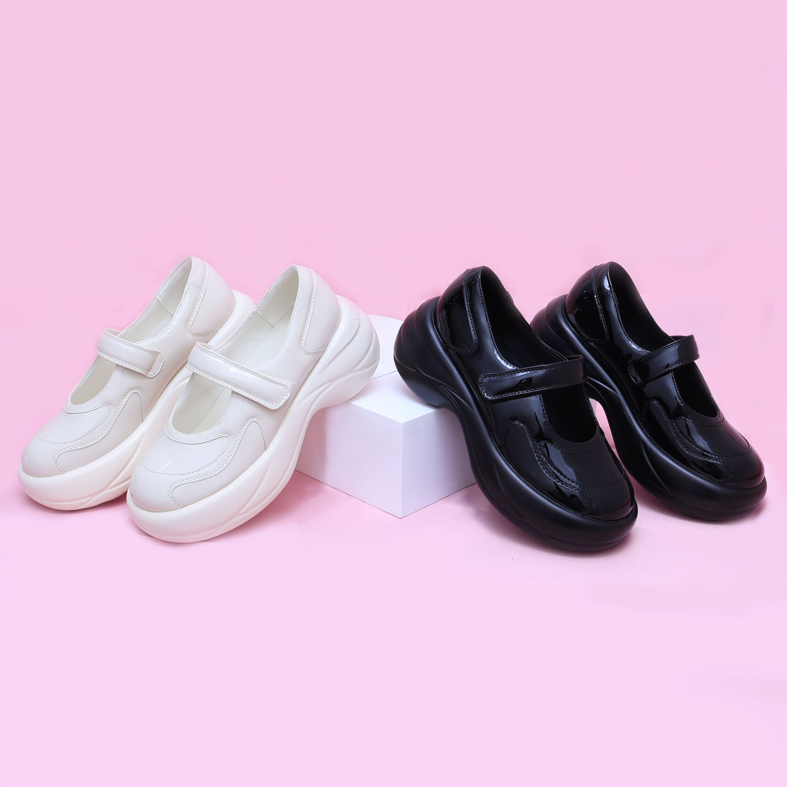 [ NEW ] Sepatu Wanita C*K 495 - SNR Loafers Flat 6cm