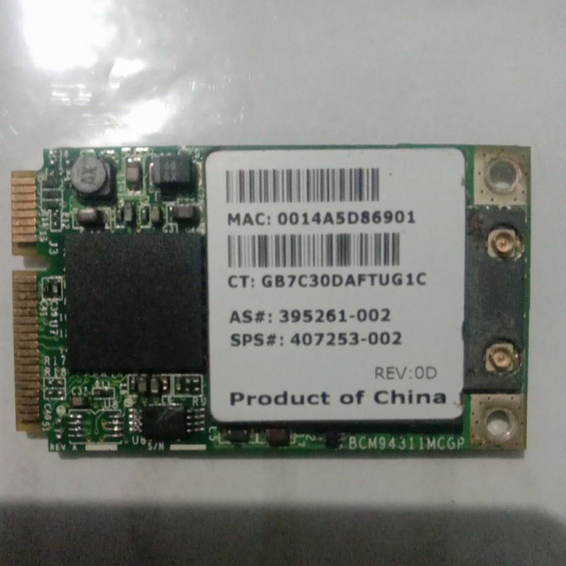 Wifi Card Laptop HP Compaq nc 6400