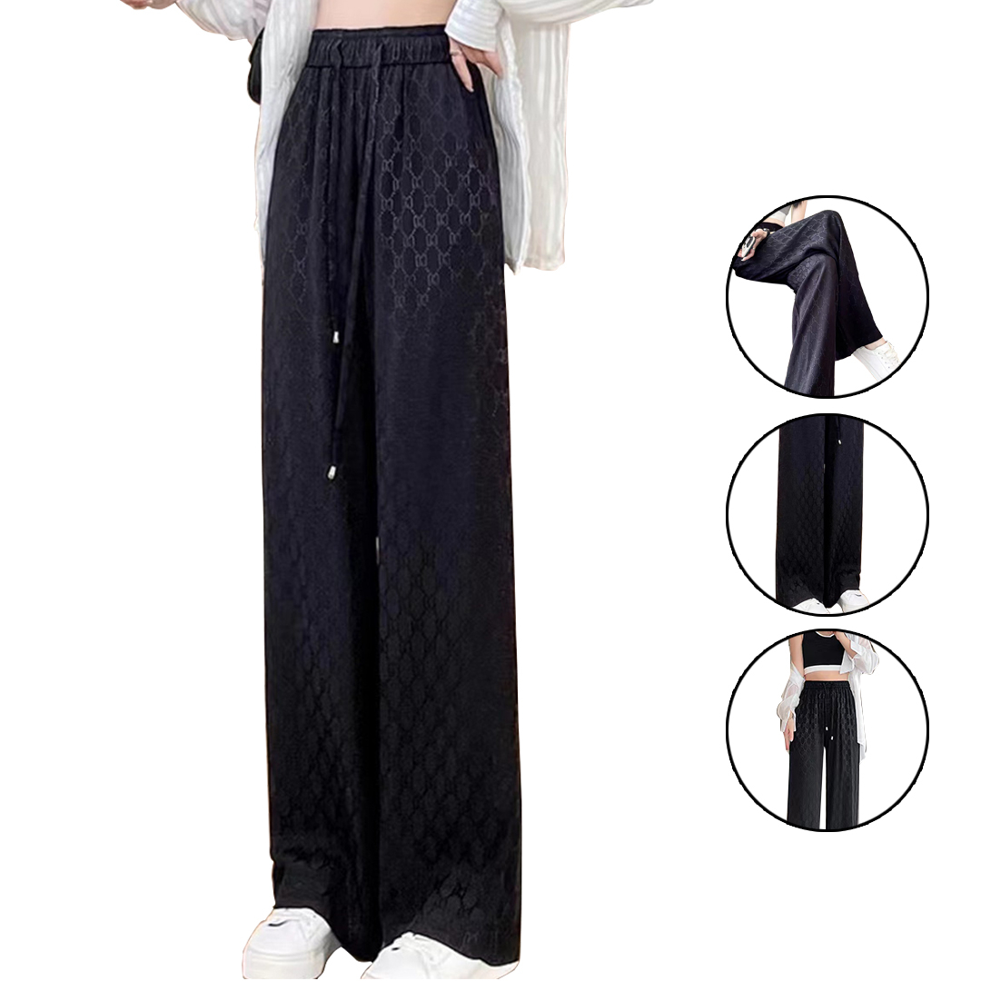 Celana Kulot Korean Long Pants Bermotif Nyaman di Pakai - SOSOYO