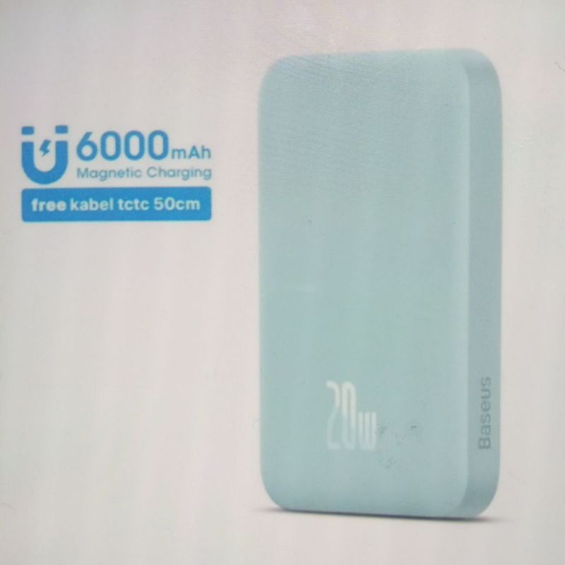 baseus wireless powerbank magnetic magsafe 20w