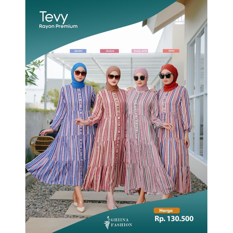 TEVY MIDI DRESS - GHINA FASHION