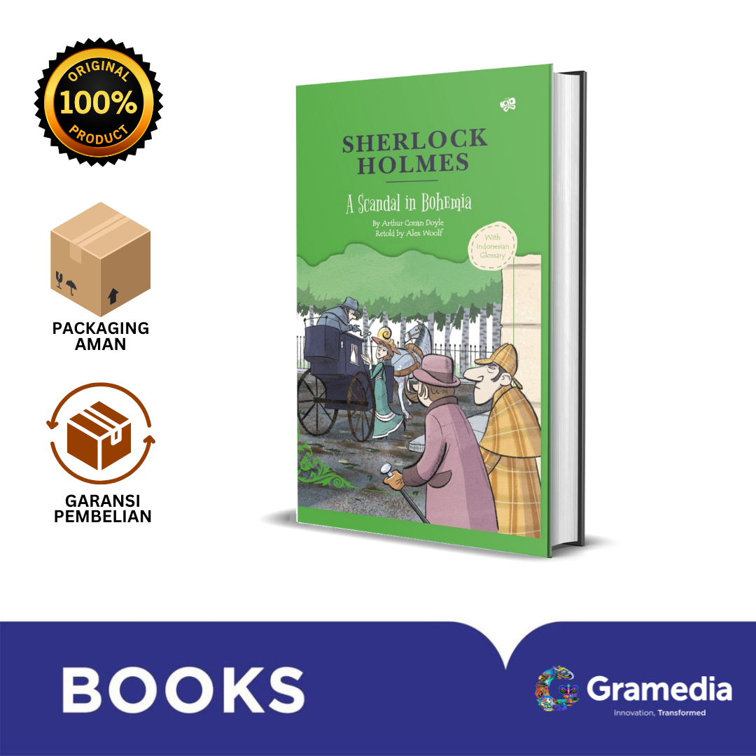 Gramedia Bali - Abridged Classic Series: Sherlock Holmes, A Scandal in Bohemia
