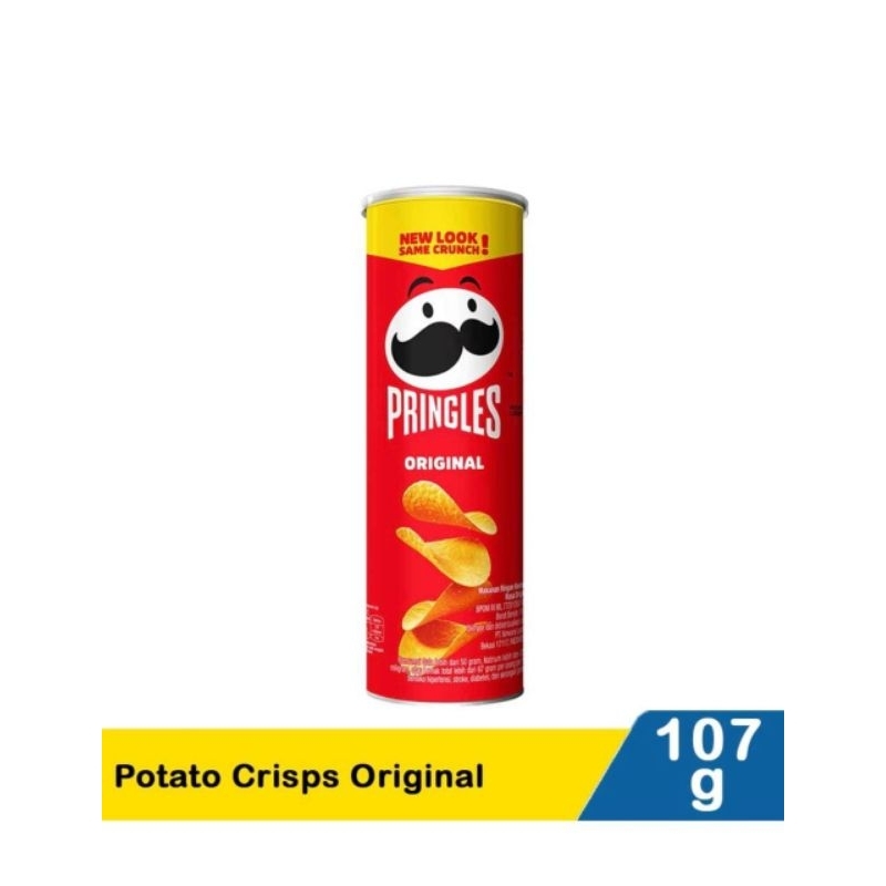 Pringles Potato Chips All Variant / Snack Keripik Kentang 107 gr