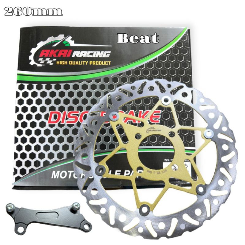 Disc Piringan cakram depan 260mm Beat.Scoopy.Vario 125 150 old led.spacy.Genio.vario 110