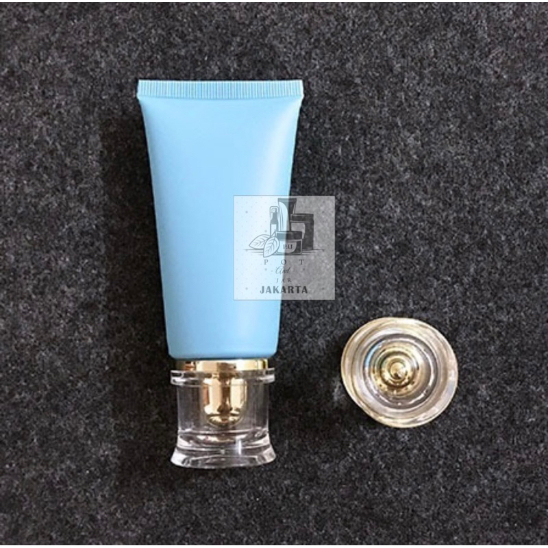 50ml Soft Tube Krem warna BIRU/lotion/sunblock/masker