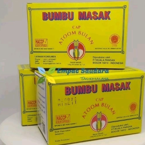 

BUMBU ATOM/ATOM BULAN