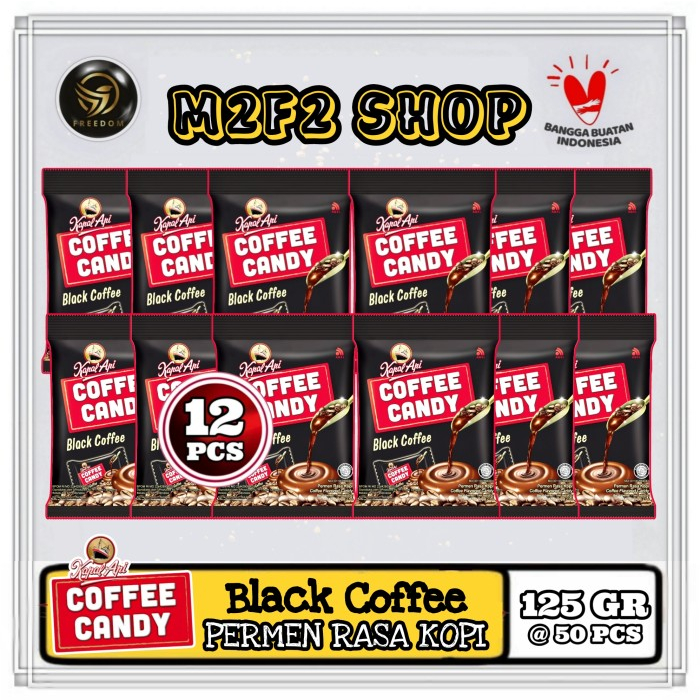 

Permen Rasa Kopi Kapal Api | Black Coffee Candy - 125 gr (Kemasan 12 Pcs)