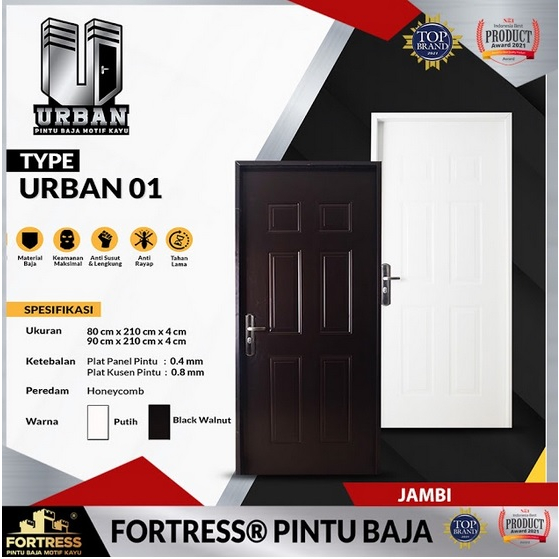 PINTU BAJA FORTRESS TYPE URBAN / PINTU KAMAR
