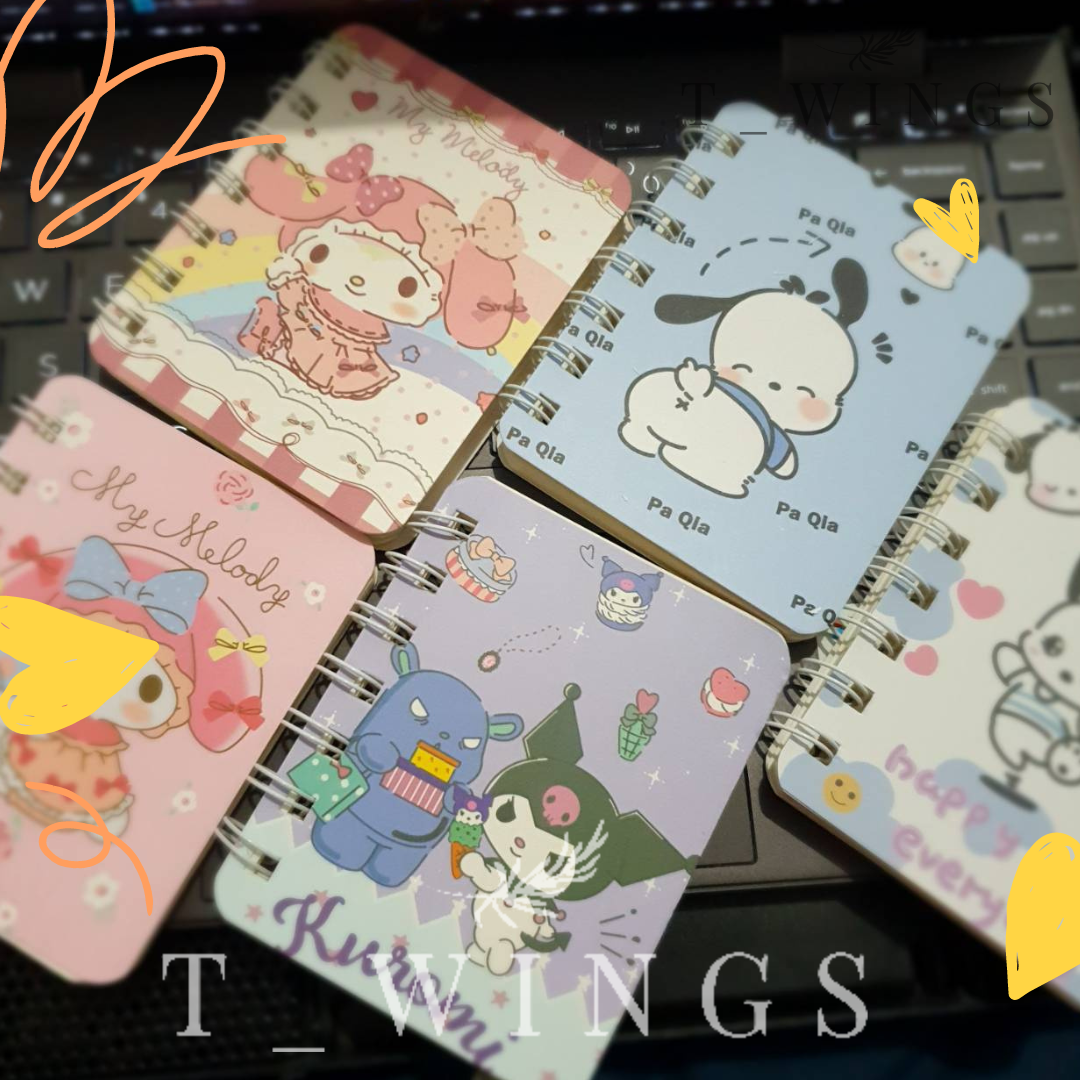 Note Book Kawaii / Handy Notebook / Premium Notebook / Mini Notebook Sanrio