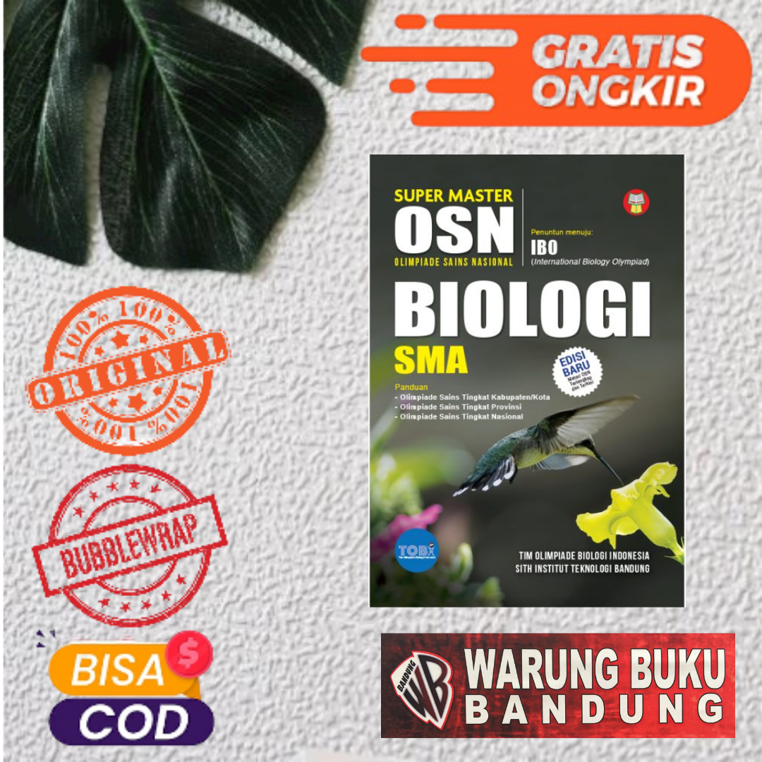 BUKU SUPER MASTER OSN (OLIMPIADE SAINS NASIONAL) BIOLOGI SMA EDISI BARU