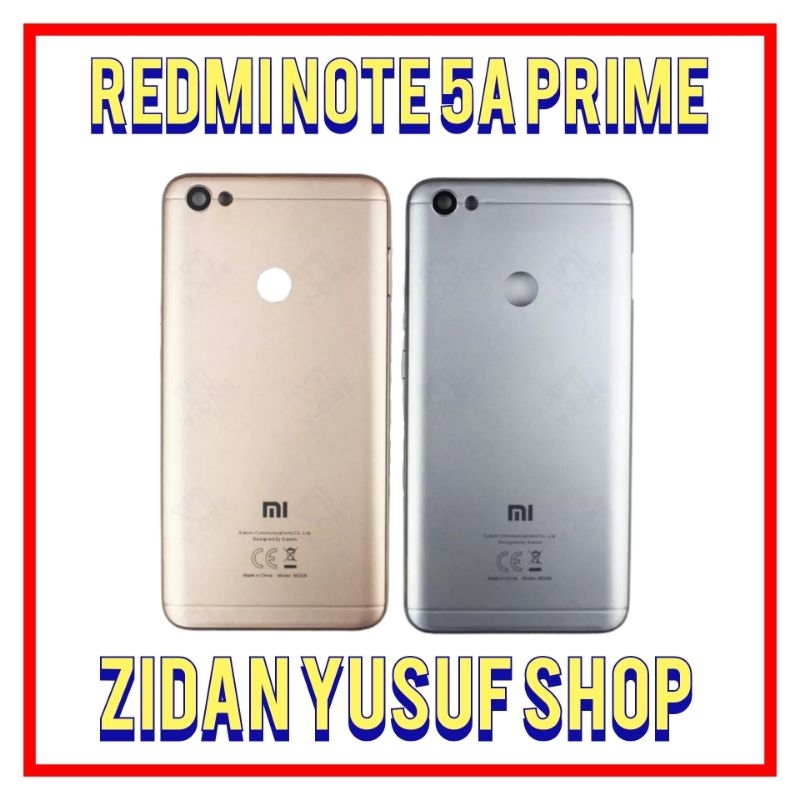 BACKDOOR BACK COVER KESING CASING HOUSING XIAOMI REDMI NOTE 5A PRIME TUTUP BELAKANG ORIGINAL