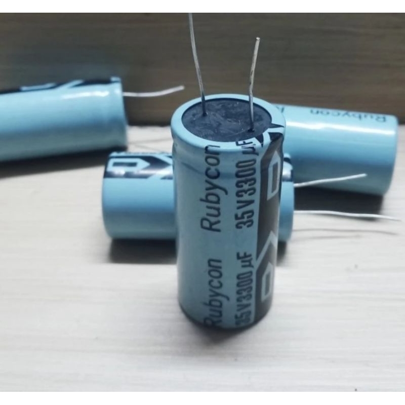 elco 3300uf 35v rubycon asli