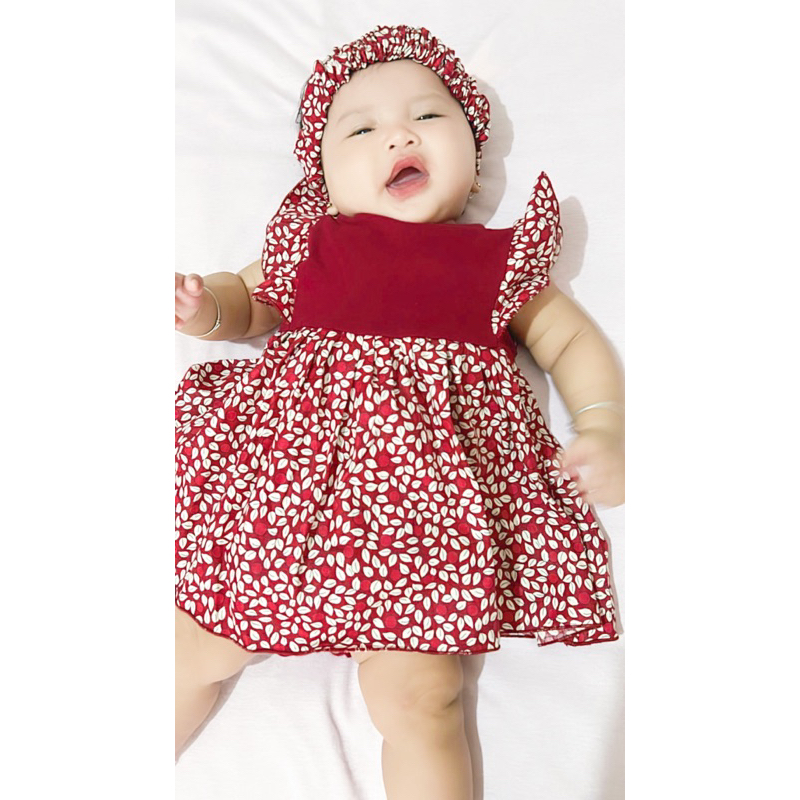 MINIQUIN Ruffle Bodysuit (Jumper Bayi Perempuan usia 0 - 18 bulan)