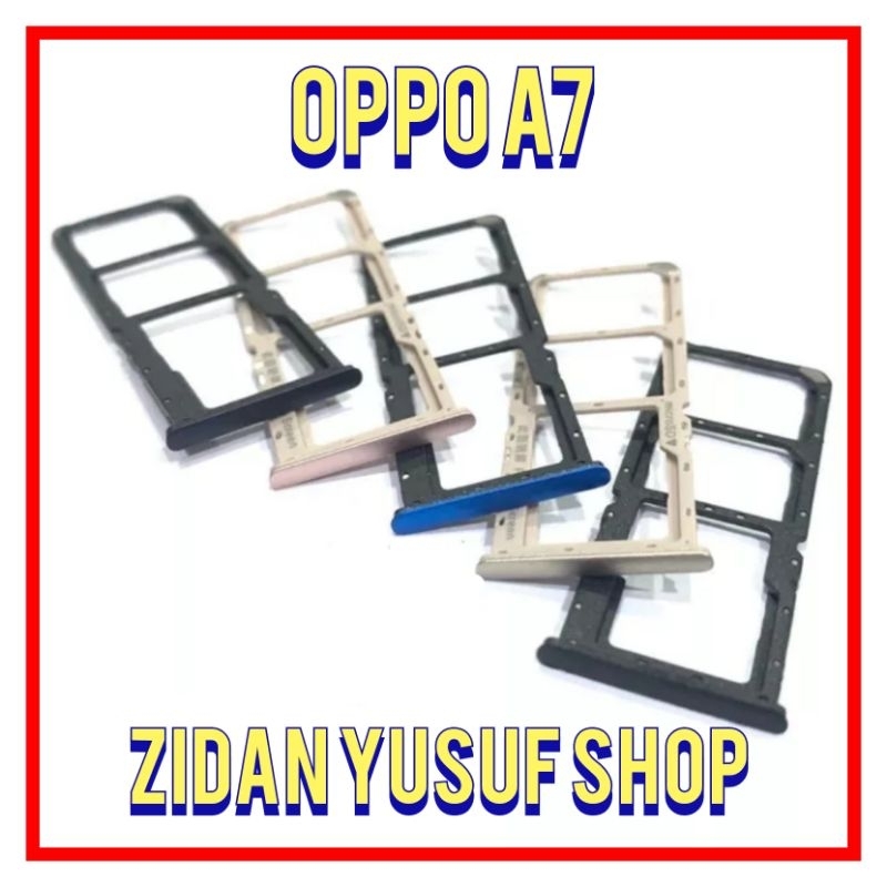 SIMTRAY SIMLOCK SLOT KARTU TEMPAT SIM OPPO A7 SLOT SIMCARD