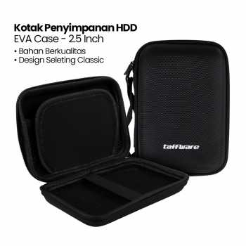 Taffware Kotak Penyimpanan Harddisk HDD Protective EVA Case 2.5 Inch