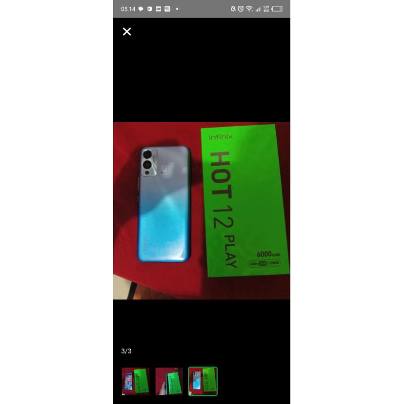 handphone second infinix hot 12 play