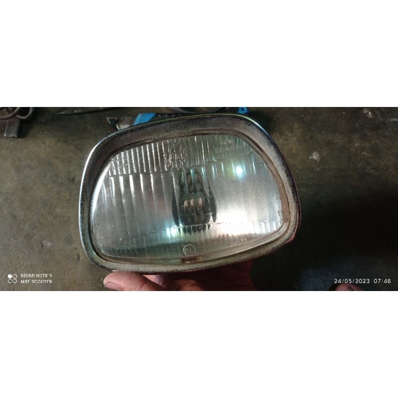 Head lamp headlamp kaca lampu depan SIEM vespa super sprint original copotan