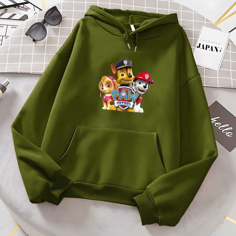 Sweater anak laki laki PAW PATROL hoodie anak laki laki 2-10 tahun