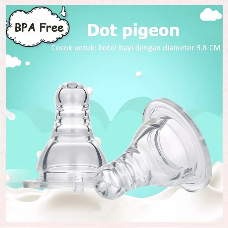 Dot Bayi peristaltic nipple/Dot slim neck 3.8cm BPA Free