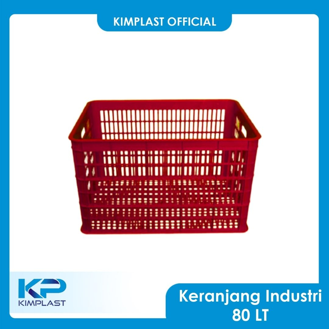 KIMPLAST Keranjang Industri 80 Lt/ Keranjang Dagang / Keranjang Serbaguna/ Keranjang Pasar/ Keranjan