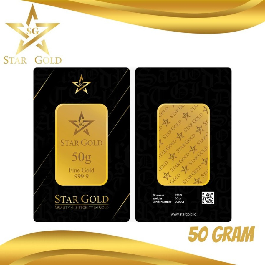 Star Gold Logam Mulia 50 Gram