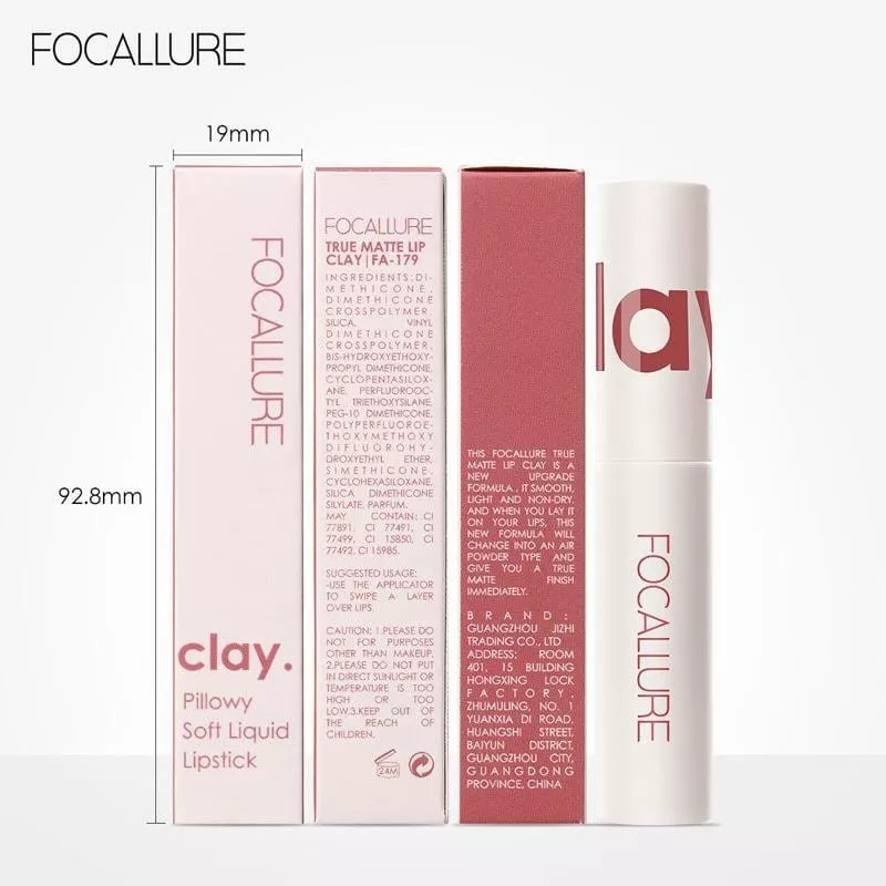 Focallure Lip Clay True Matte Lipstick Focallure Lipstik