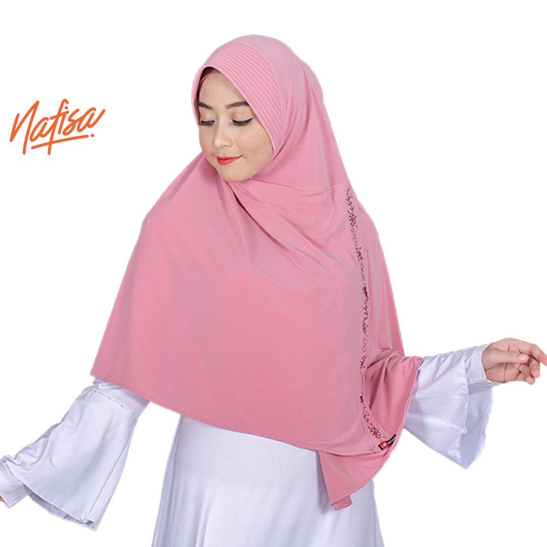 Hijab Instan - Nafisa Harmoni - Jilbab Instan Bergo Bordir