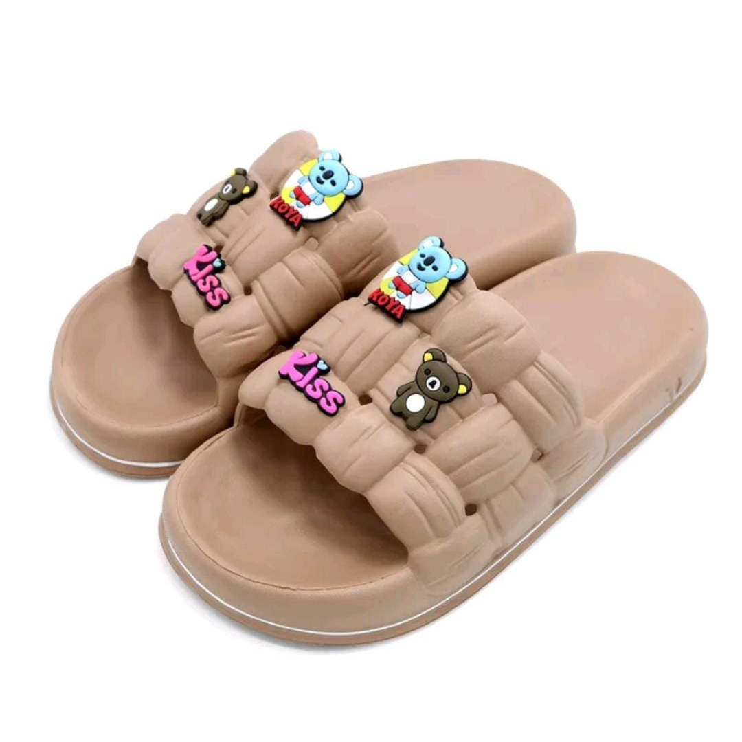 sandal slip wanita dewasa lucu sandal karet wanita lucu