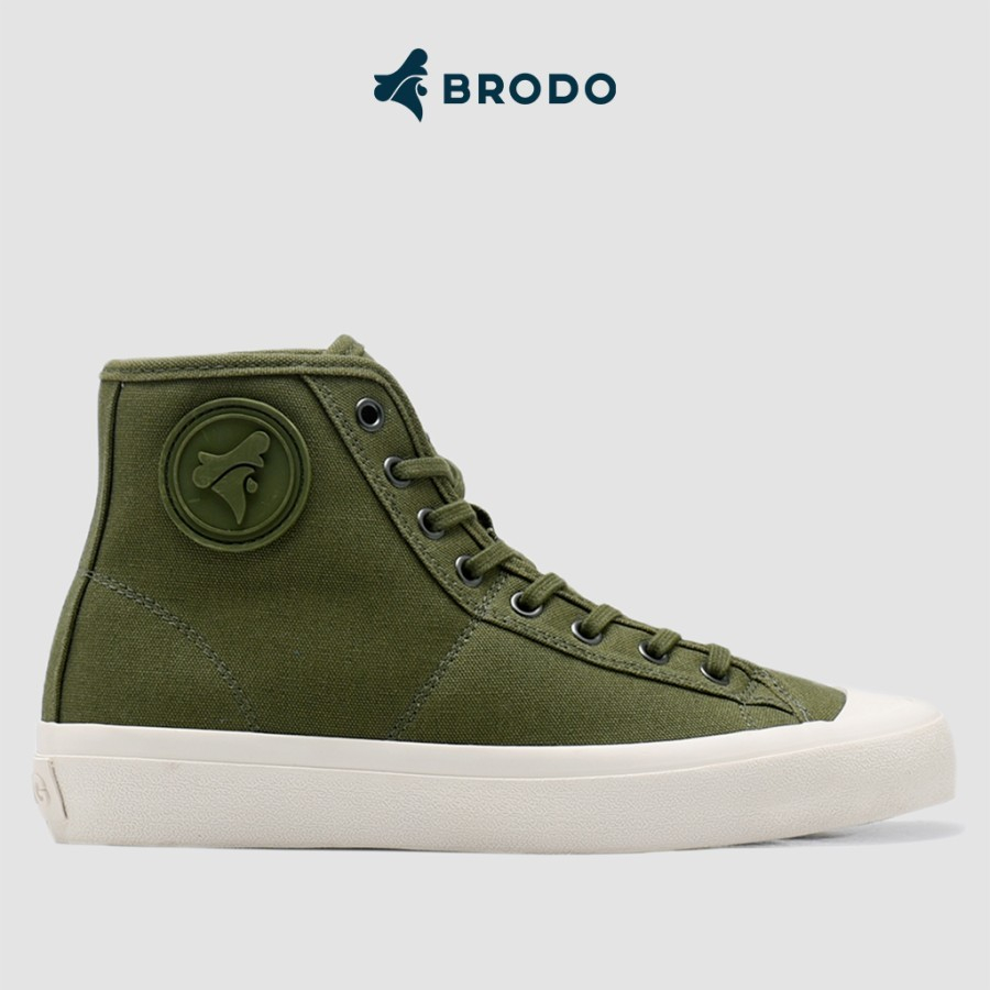 Sneakers Pria BRODO Vantage V2 Hi Olive OW