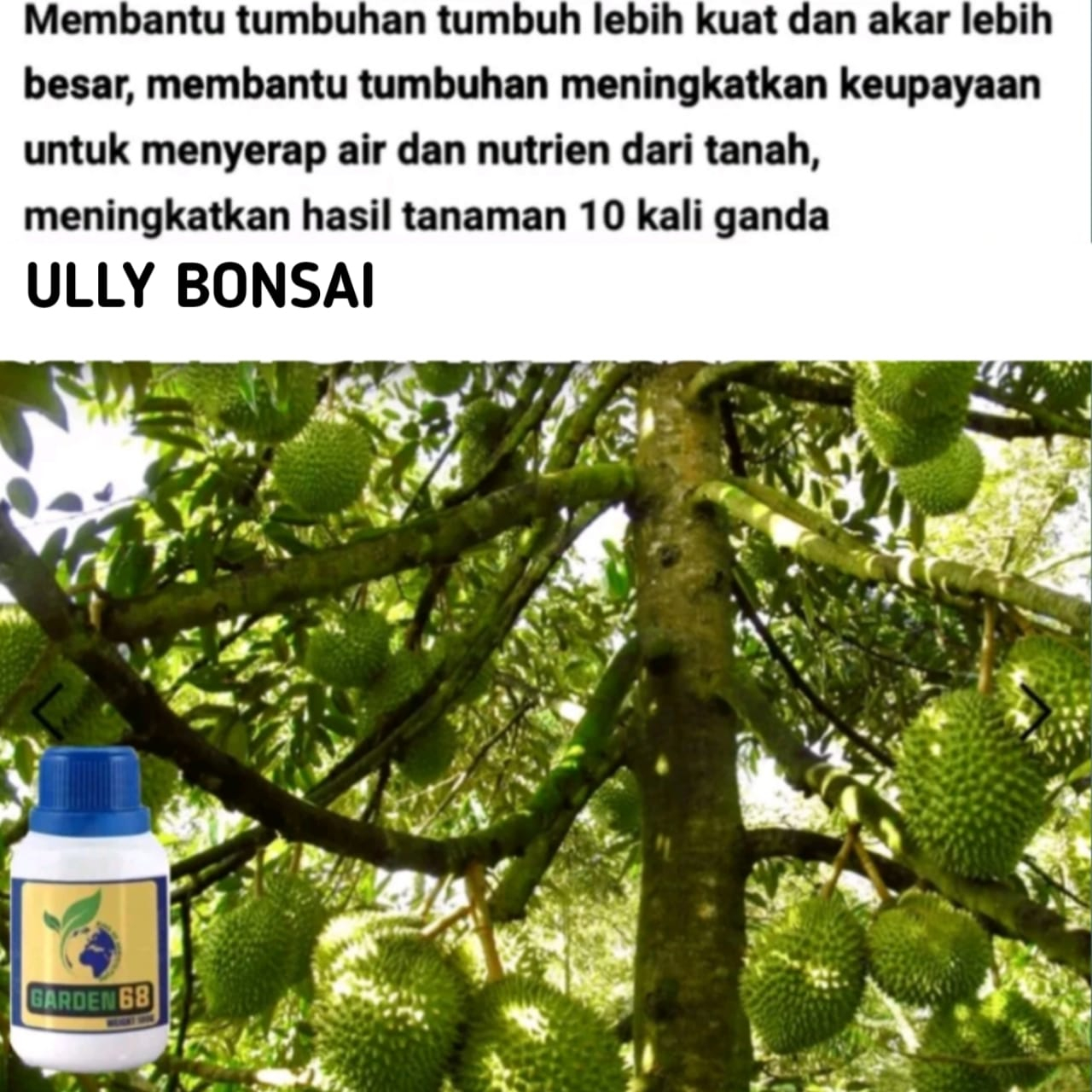 Pupuk Garden 68 Smart Garden Promo 3 Botol Gratis 1 Botol