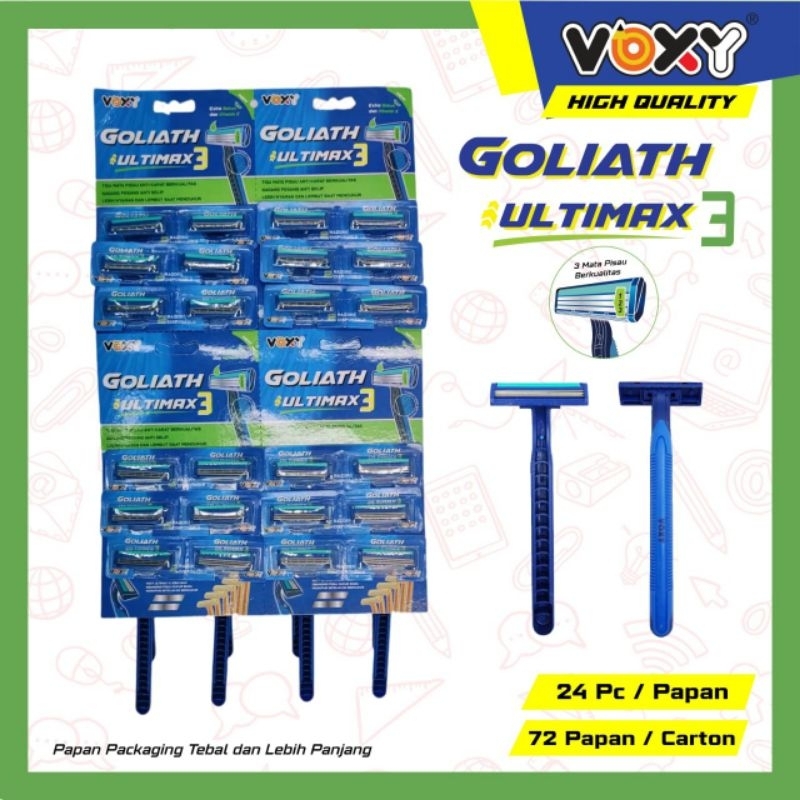 PISAU CUKUR GOLIATH 24 PCS