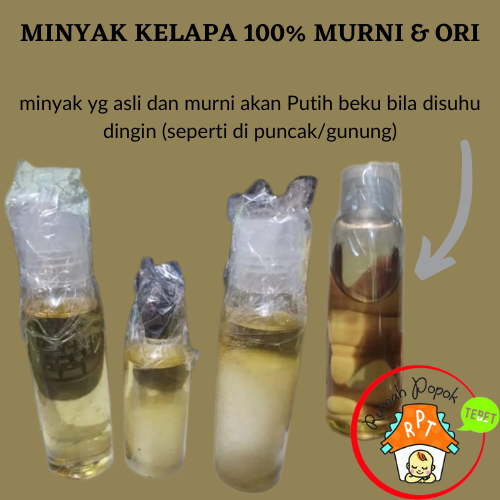 

Minyak kelapa Asli dan Murni 120ml