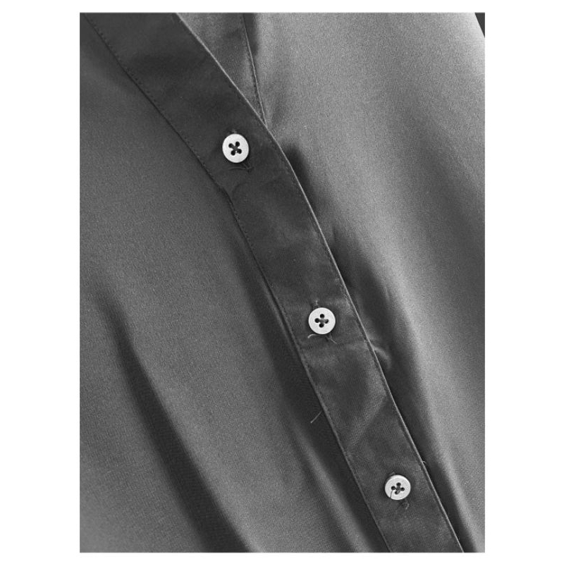 Cortelle black long sleeve button down shirt