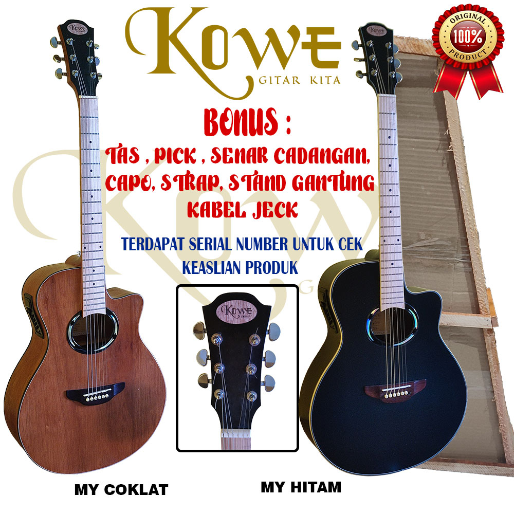 Gitar Akustik Elektrik Original KOWE Gitar Seri MY 800