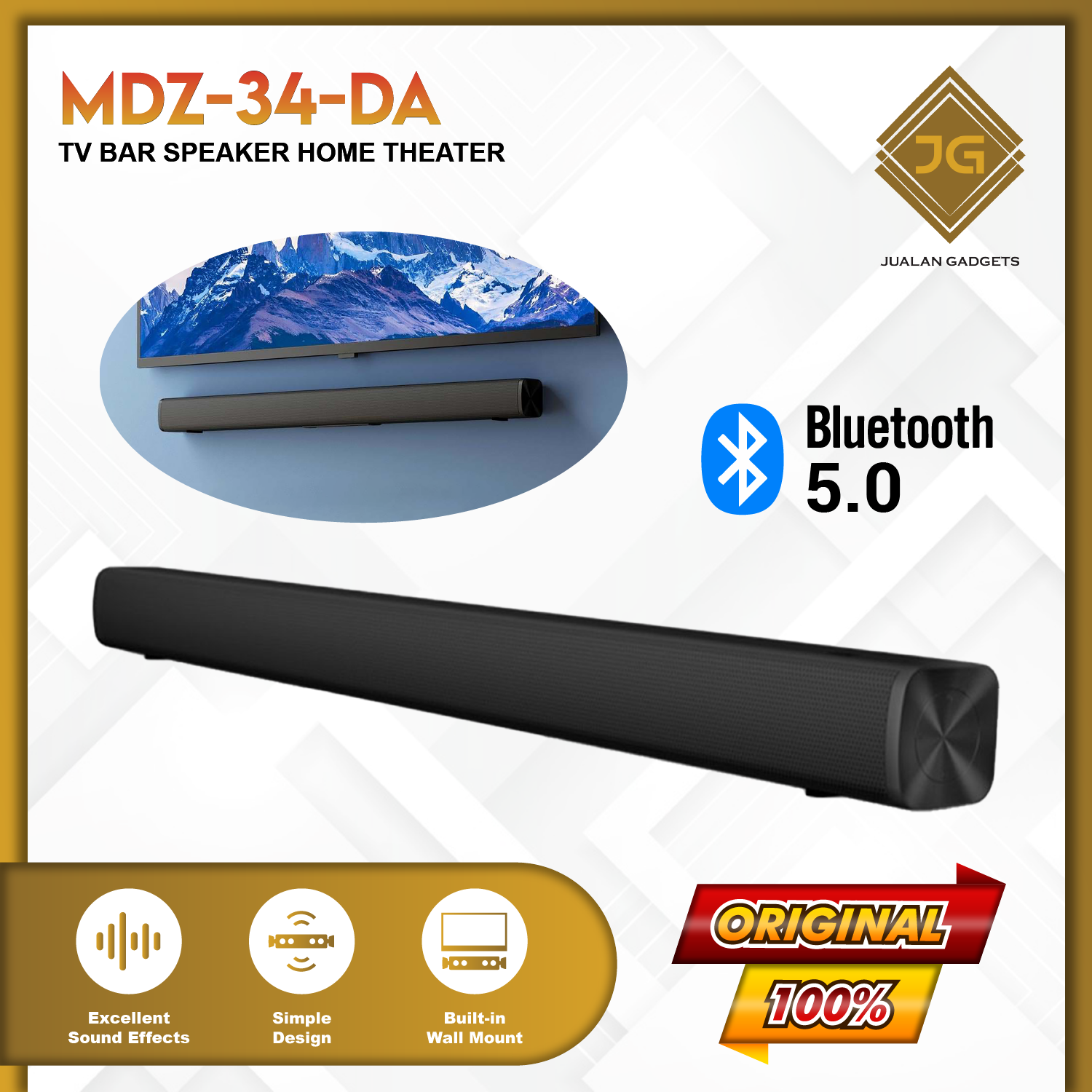 MI Redmi TV Soundbar Bluetooth Wired and Wireless Audio Speaker