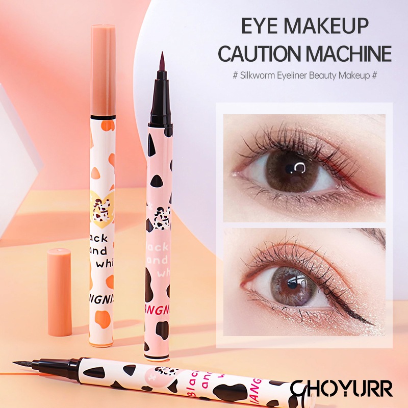 【COD】Eyeliner Pen Liquid No-Smudge Waterproof Long-lasting Silkworm Eyeliner Beauty Makeup Korean Original Import-CH