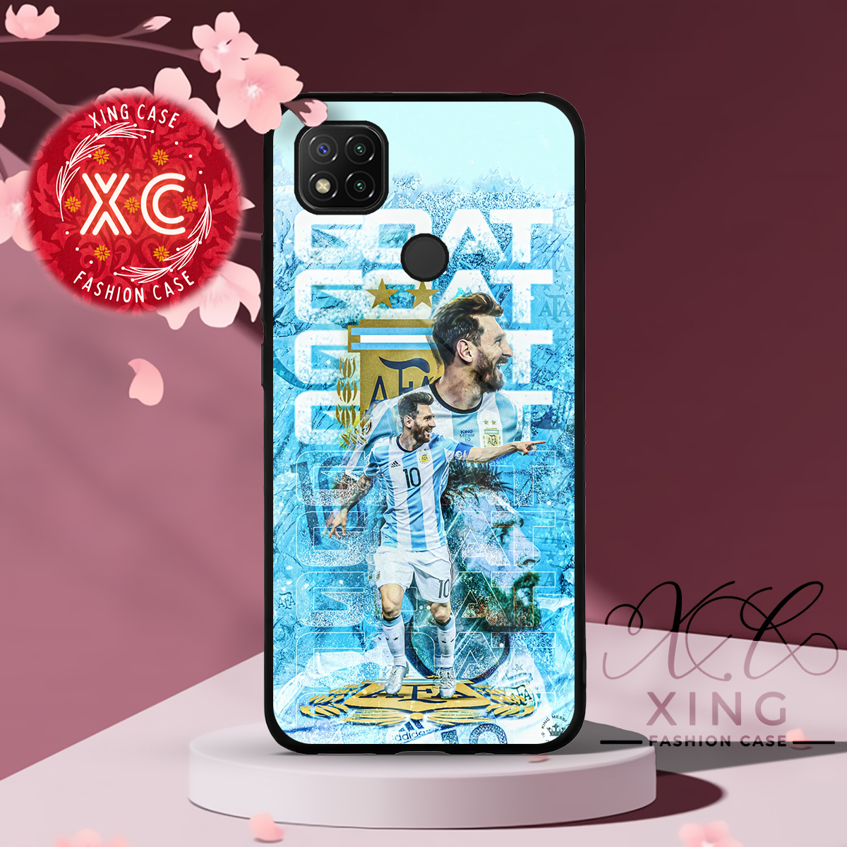 |FC02| XING CASE HP XIAOMI REDMI 9C 10A GLOSSY KILAU EFEK KACA | REQUEST CASE HP CUSTOM SOFTCASE HAR
