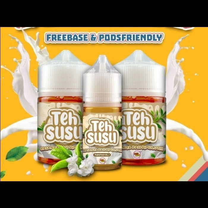 Liquid Kaki Lima Teh Susu Pods Friendly 30ML by Kaki Lima