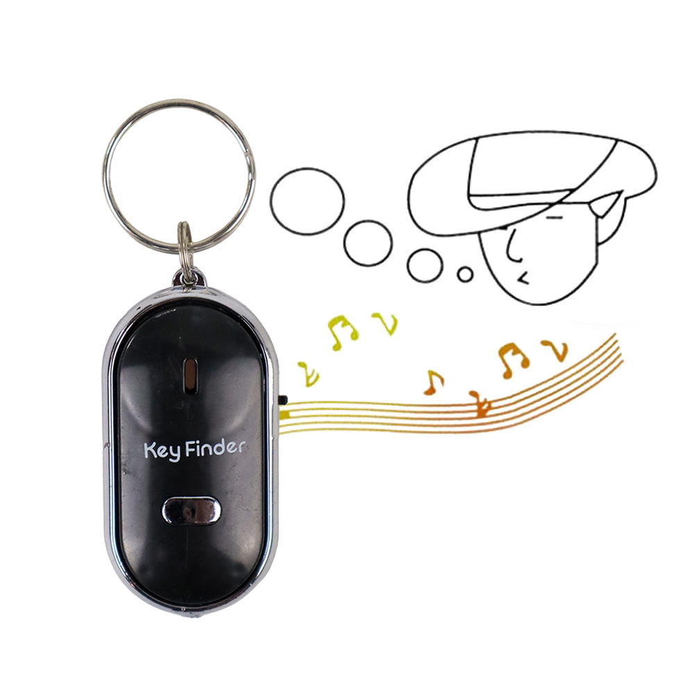 Gantungan Kunci Siul Anti Hilang Key Finder - QF199 - Black