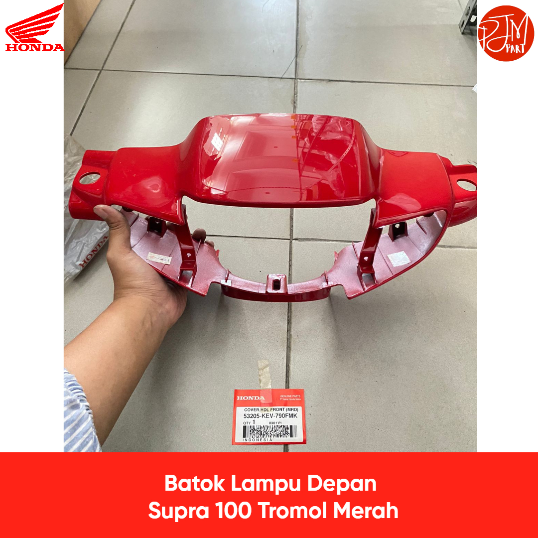 53205-KEV-790FMK Batok Lampu Depan Supra 100 Tromol Merah