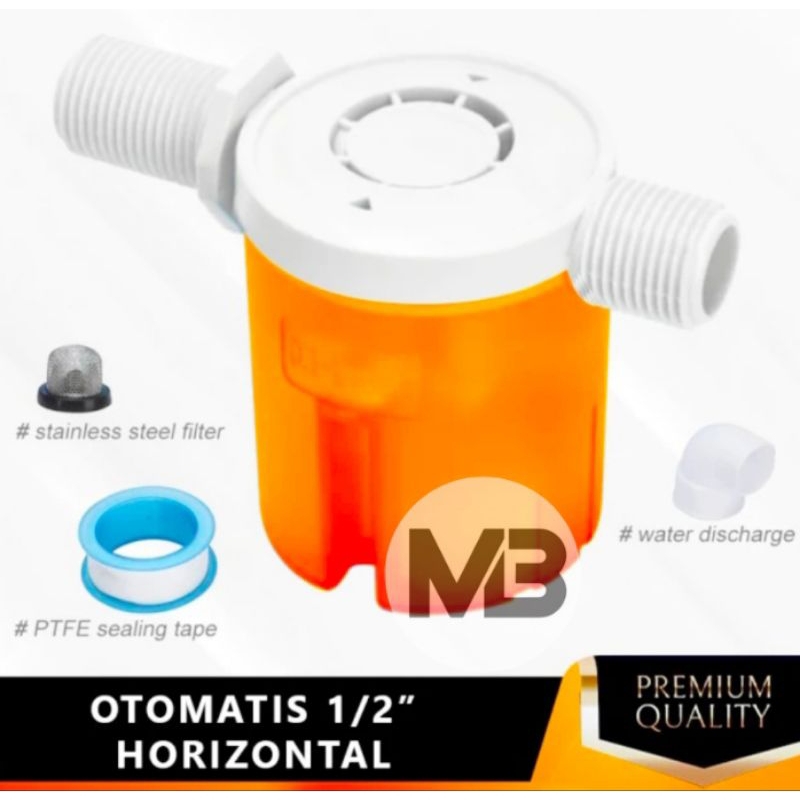 Kran Air Otomatis 1/2" l 3/4" l Pelampung Torn Tandon Bak Air Otomatis