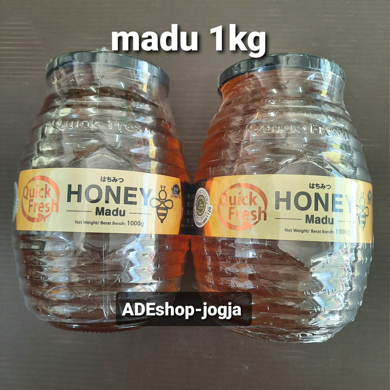

Quick Fresh Honey Madu 1 kg jar toples kaca