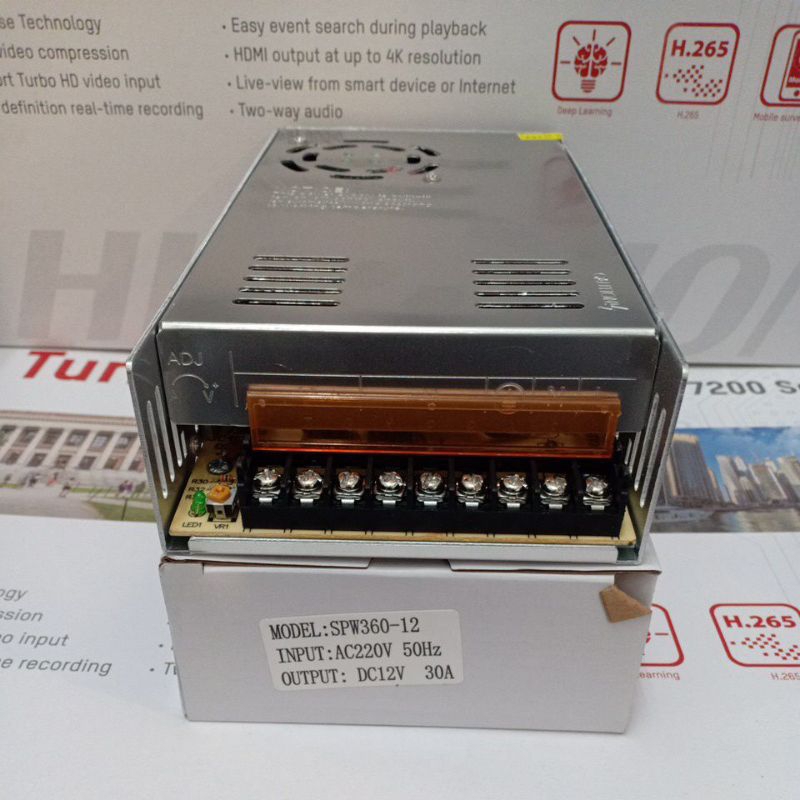 POWER SUPPLY CCTV BEST QUALITY 12V 30A