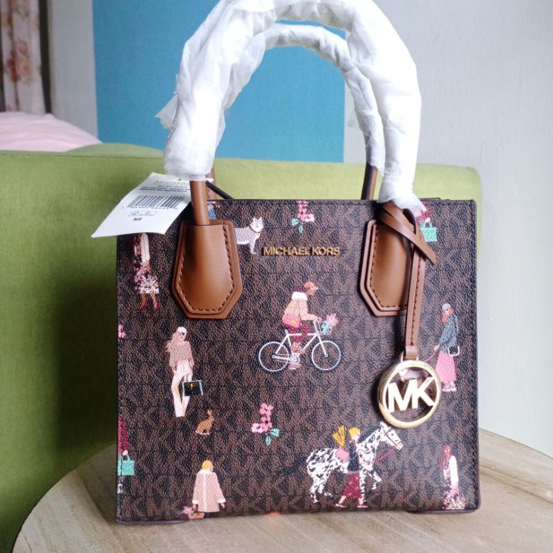 Michael Kors MK Jet set girls MERCER brown multi