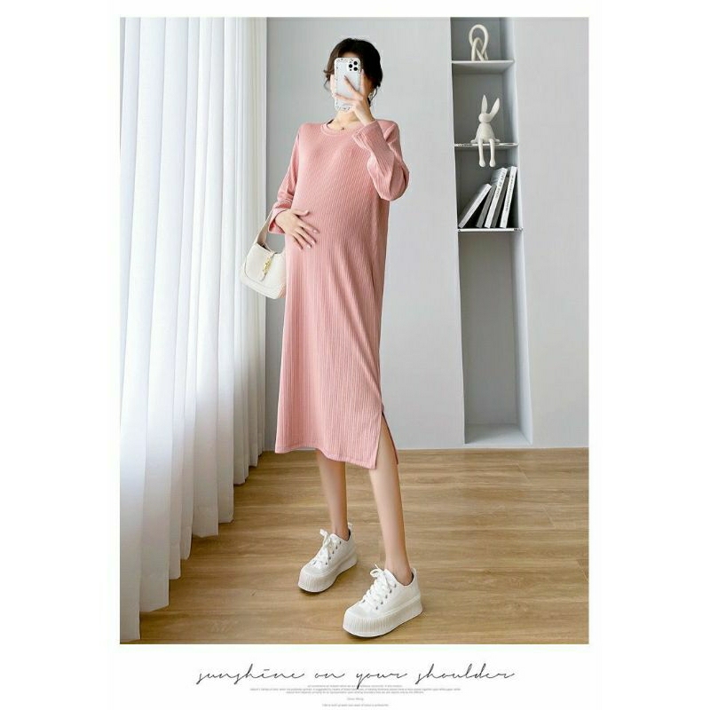 NEW!Dress Ibu Hamil DH-7012