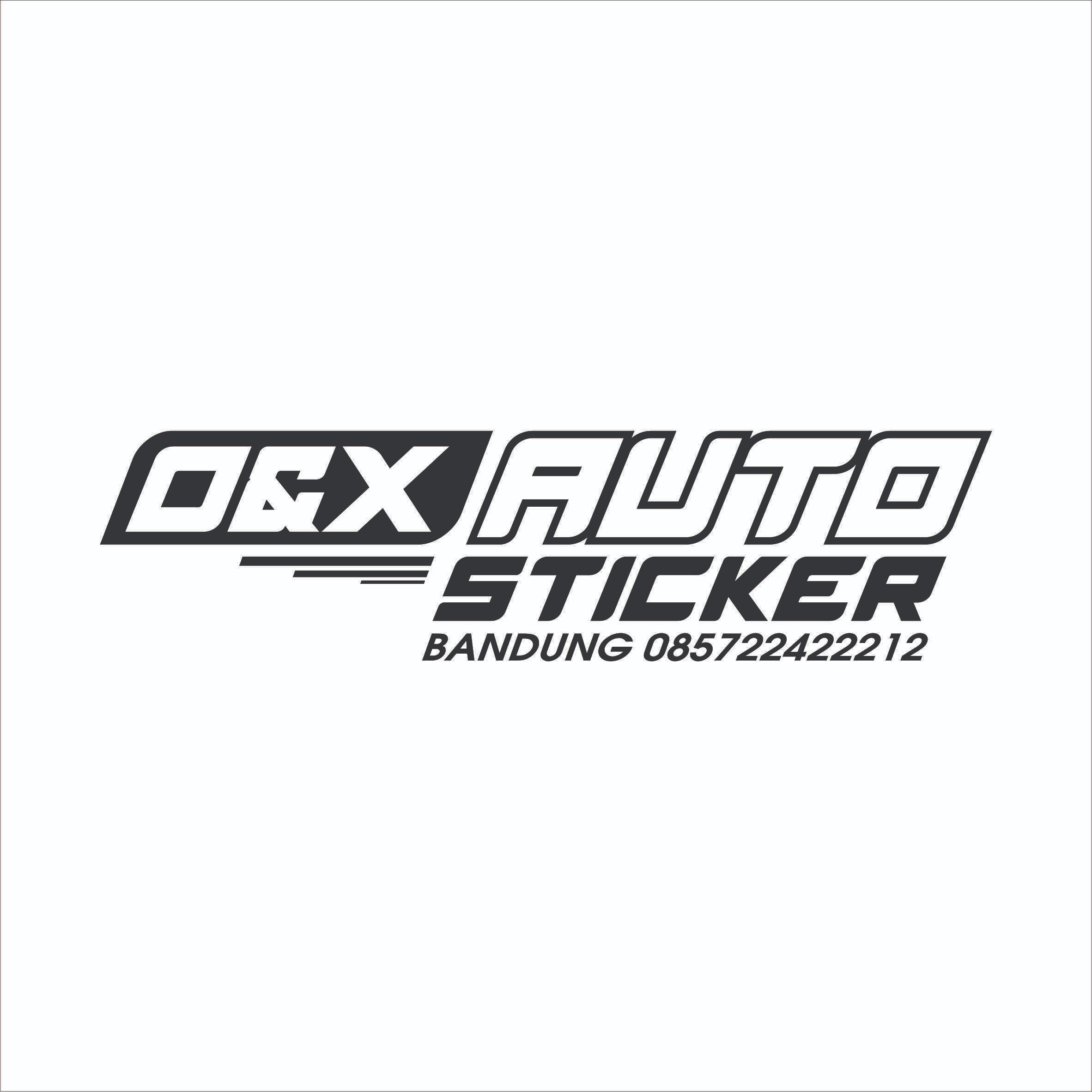 STIKER KACA MOBIL belakang  Cutting Sticker bahan reflektif mantul kena cahaya universal bisa CUSTEM nama dan tulisan