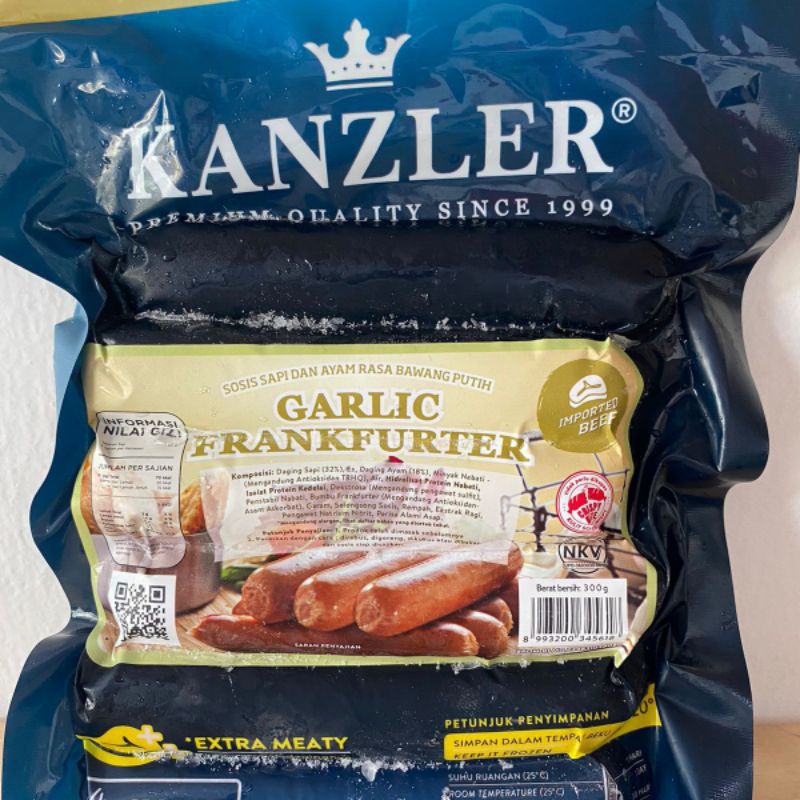 

Kanzler Garlic Frankfurter 300g