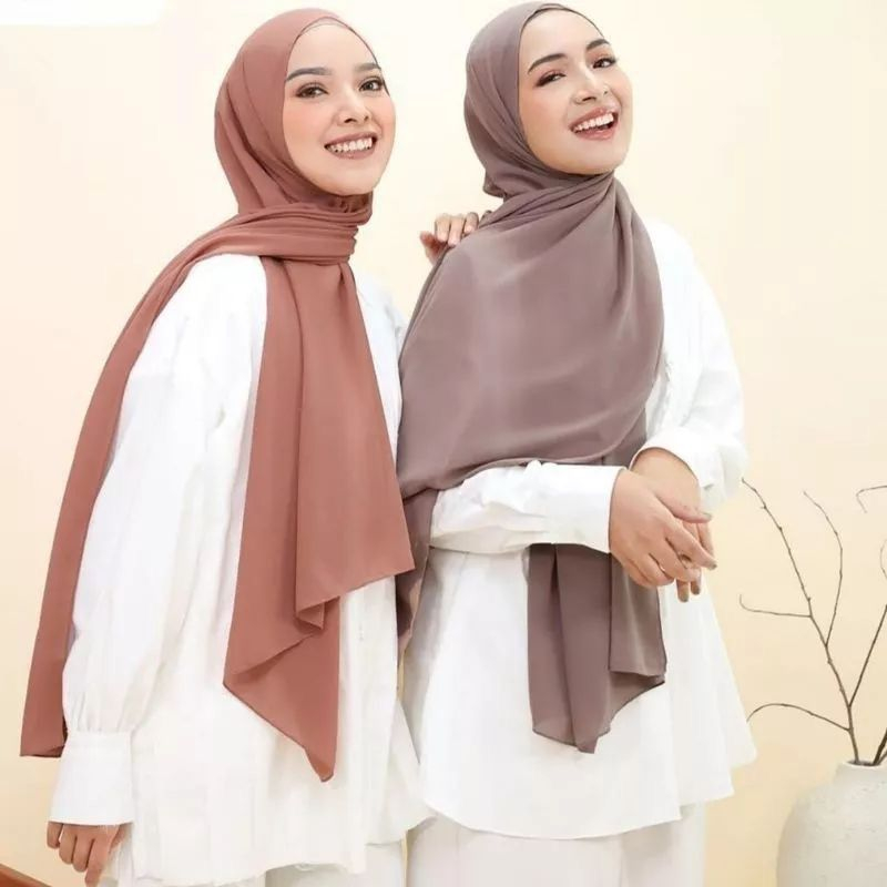 Hijab Pashmina Kaos Jersey Premium 30 Warna | Jilbab Pashmina Kaos Rayon