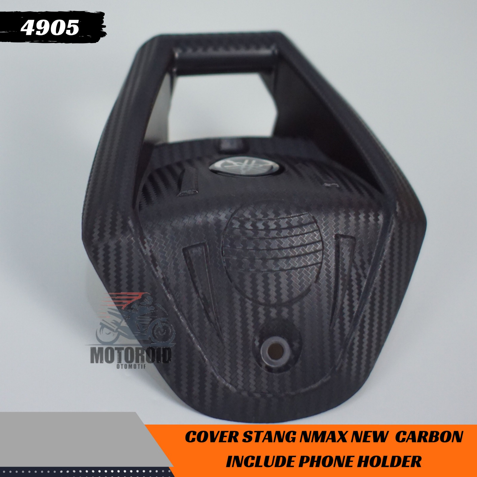 Paket Holder Nmax New 2020 Carbon Logo Yamh Viber Abs Non Usb Hp Cnc Cover Stang